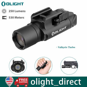 Olight Valkyrie Turbo 250 Lumen LEP Flashlight Tactical Pistol light Rear Switch 海外 即決