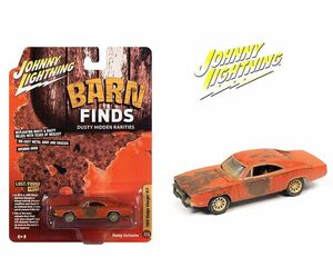 Johnny Lightning 1:64 Barn Finds 1969 Dodge Charger R/T Rusted Weathered JLSP192 海外 即決