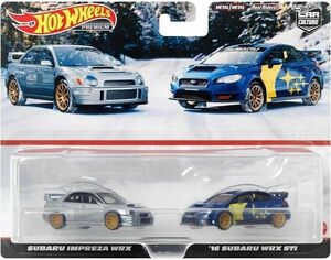 HOT WHEELS Subaru Impreza WRX & '16 Subaru WRX STI WRC 2 Car Culture 2 Pack 1/64 海外 即決