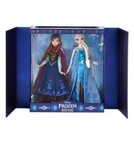 Disney Frozen 10th Anniversary Anna And Elsa Doll Set 17" Limited Edition /3000 海外 即決