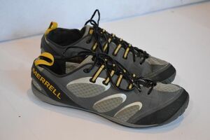 メレル True Glove メンズ Sz 11.5 トレイル ランニング Shoes グレー Barefoot Vibram Sneaker 海外 即決