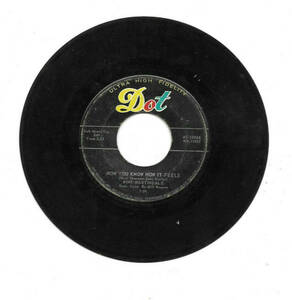 45 RPM DOT RECORD WINK MARTINDALE DECK OF CARDS / NOW YOU KNOW HOW IT FEELS 海外 即決