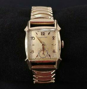 Hamilton Dixon Wrist Watch Mens 747 10K Gold 17 Jewels Mechanical Serviced 海外 即決