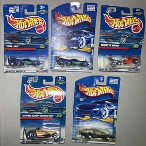 Hot Wheels 2000 211 Tow Jam 213 Whatta Drag 214 Super Comp Dragster 219 Side Kic 海外 即決