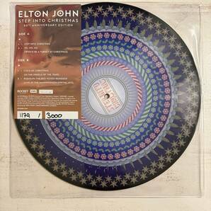 ELTON JOHN STEP INTO CHRISTMAS - 50TH ANNIV ZOETROPE #1179/3000 バイナル NEW - 6A 海外 即決の画像1