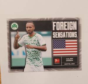 2021-22 Topps Bundesliga Foreign Sensations #FBS-JG Julian Green Greuther Frth 海外 即決