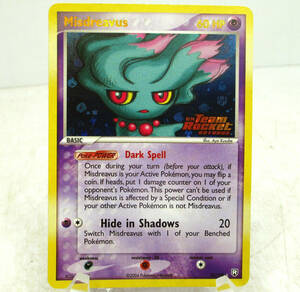 ポケモン Card 2004 MISDREAVUS 25/109 Holo Basic EX Team Rocket Returns Stamped GC 海外 即決