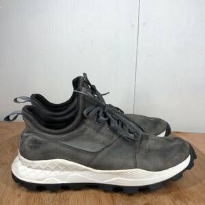 ティンバーランド Shoes メンズ 10 グレー レザー Hiking トレイル Sneakers ランニング Ankle Low 海外 即決