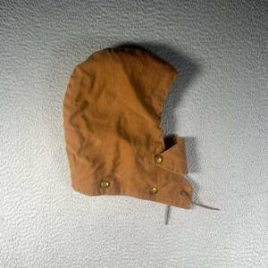 Vintage Carhartt Brown Duck Canvas Snap-On Hood Quilt Lined Chin Strap 海外 即決