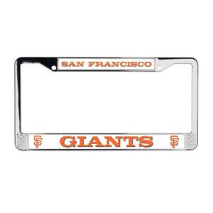 San Francisco Giants MLB Chrome Metal License Plate Frame Cover for Car-Truck 海外 即決