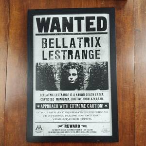 Harry Potter WANTED BELLATRIX LESTRANGE Framed Poster Print 12x18 海外 即決