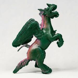 Pegasus Figure Vintage KO Imperial Green Vinyl Fantasy Winged Horse China 海外 即決