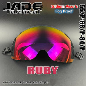 NEW HGU-55/P-68/P-84/P USA Pilot Flight Helmet Ruby Iridium Visor “GENTEX” 海外 即決