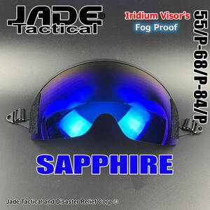 NEW HGU-55/P-68/P-84/P USA Pilot Flight Helmet Sapphire Iridium Visor “GENTEX” 海外 即決