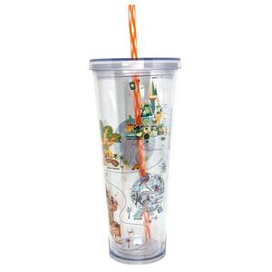 Starbucks Disney World Parks Magic Animal Kingdom Epcot Cold Cup Tumbler 24 oz 海外 即決