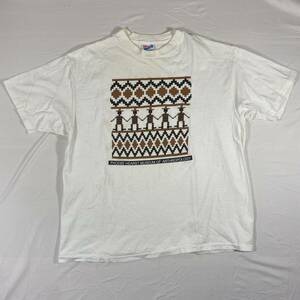 SIZE XL Vintage Single Stitch Art Tee Shirt Museum 32-BA74 海外 即決