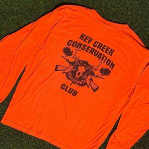 Key Creek Conservation Hunting Rifle Club Outdoors Vtg Sports T Shirt Sz L 海外 即決