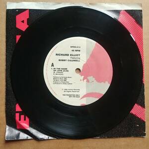 RICHARD ELLIOT & BOBBY CALDWELL In The Name Of Love 45 7" JAZZ SOUL Record Vinyl 海外 即決