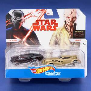 Hot Wheels Star Wars Character Cars 2 Pack - Kylo Ren & Snoke 海外 即決