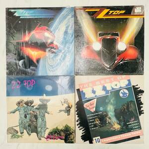 ZZ Top - Lot of 4 LP Records - El Loco - Eliminator - Afterburner - The Best of 海外 即決