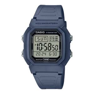 Casio W800H-2AV Water Resistant Digital Display Black Resin Strap Men's Watch 海外 即決