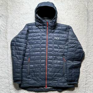 Rab Men's Nebula Pro Jacket Puffer Full Zip Blue Size 2XL (Flaws, Repairs) 海外 即決