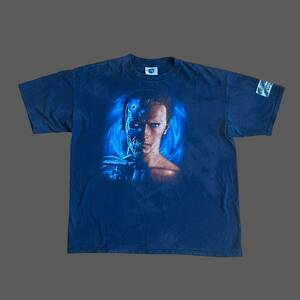 Vintage T2 Terminator 2 Universal Studios Movie Promo Tee 海外 即決