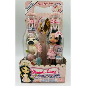 New MGA Yummi-Land Flower Pop Girls ROSLYN ROXY ROSE Doll Pet Dog TINA TULIP PUG 海外 即決