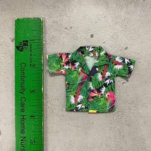 SU-JKHS-GRN: 1/12 Green Hawaii Shirt for 6" Mezco DC Nota slim body 海外 即決