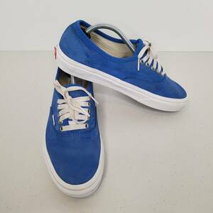 バンズ Off the Wall Skateboard Sneakers ブルー スエード & Scotchgard(TM) Size M7/W8.5 海外 即決