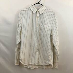 American Eagle Outfitters Mens White Blue Long Sleeve VTG Fit Cotton Shirt XL 海外 即決