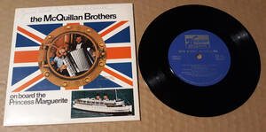 SIGNED the McQuillan Brothers on board the Princess Marguerite 7" バイナル 33rpm 海外 即決