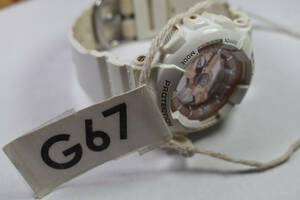 Casio BA110-7A1 (5338) White/Rose Women's Analog/Digital Watch NEW BATTERY! 海外 即決