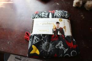 NEW,WARNER BROS/WIZARDING WORD HARRY POTTER SLEEP PANTS BLACK WT MAGIC SZ S/M 海外 即決