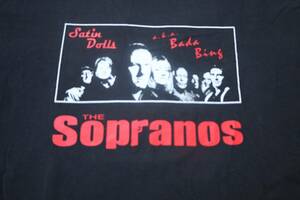 NEW VTG NOT A REPRINT Sopranos TShirt TV Promo Bada Bing Satin Dolls strip club 海外 即決