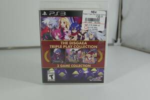 Disgaea Triple Play Collection PS3 (Sony PlayStation 3, 2013) CIB Complete 海外 即決