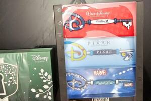 Disney Store Keys Disney Marvel Pixar Star Wars Pack & Visa Rewards Metal Key 海外 即決