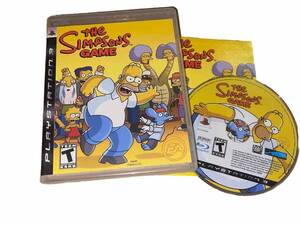 The Simpsons Game (Sony PlayStation 3, 2007) PS3 Complete CIB No Scratches! 海外 即決