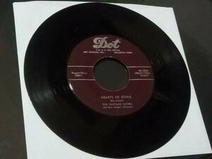 [1954] Fontane Sisters: Hearts Of Stone / Bless Your Heart [G+] 45RPM 7" record 海外 即決