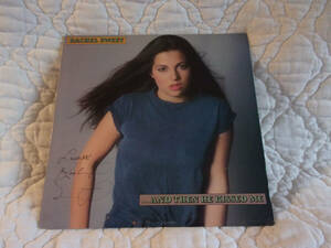 RACHEL SWEET AND THEN HE KISSED ME LP SIGNED + VIDEO BACKステージ PASS REX SMITH 海外 即決