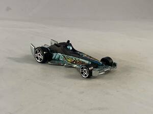 2004 Hot Wheels First Editions F-Racer Satin Black and Blue Chrome PR5s LOOSE 海外 即決