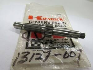 NOS KAWASAKI C2SS C2TR DRIVE SHAFT 13 TEETH PART# 13127-007 海外 即決