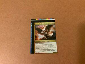 MTG Magic Gisela, Blade of Goldknight Edge of Sheet Foil x1 AVR NFC Miscut 海外 即決