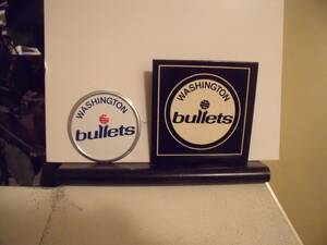 Vintage NBA Washington Bullets Embossed Emblem Sticker Decal Label 1976 Avon 海外 即決