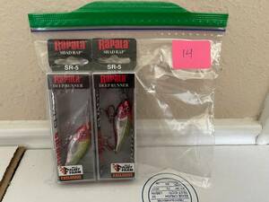 Rapala Shad Raps (2) - SR-5 - clown - new 海外 即決