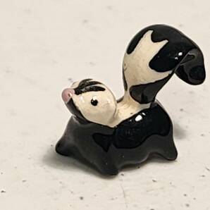 Hagen Renaker Miniature Ceramic Mini Early Baby Skunk Animal Figurine 1950's 海外 即決の画像2