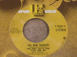 THE NEW SEEKERS Look What They've Done To My Song Ma 7" 45 re EX+ Beautiful Peo 海外 即決