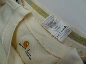 Carhartt Force XL Long John Thermal Set Top K228 Drawer Bottom 100640 NAT VTG 海外 即決