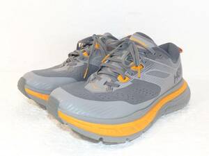 Men's ホカ オネ オネ Stinson ATR 6 Athletic ランニング Shoes Gray Orange Size 9 Nice! 海外 即決