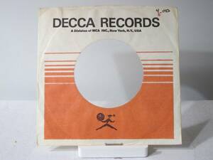 45 RECORD COMPANY SLEEVE - DECCA 海外 即決